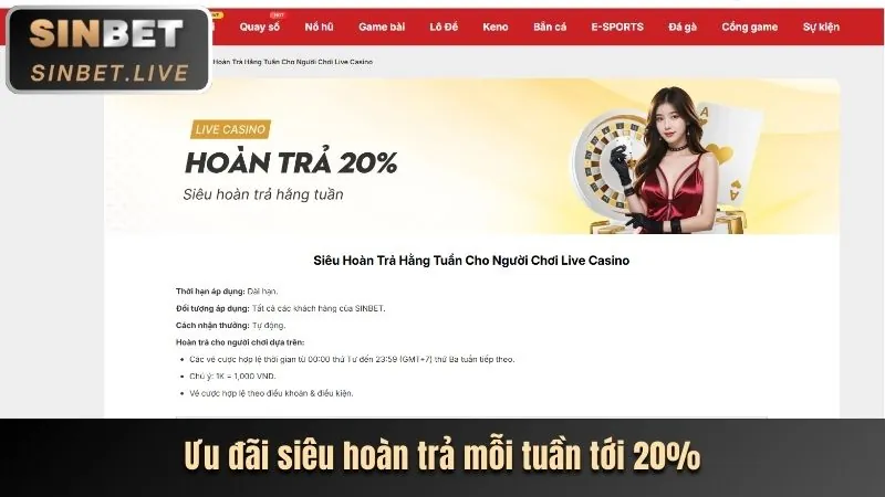 Thưởng sinh nhật ranvip win