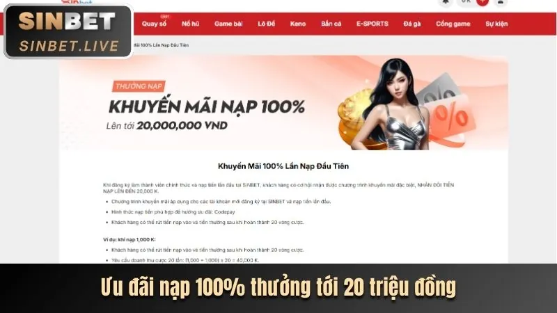 Ưu đãi nạp tiền ranvip win